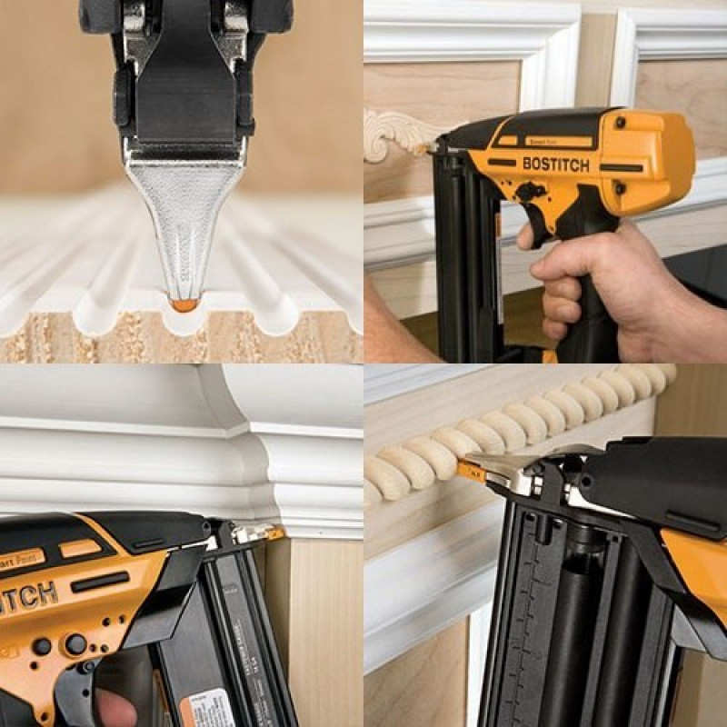 Пневматичний цвяхозабивний пістолет Bostitch Smart Point для цвяхів 15-55 мм [BT1855SP-E]