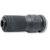 Ударный адаптер с фиксатором, из квадрата 1/2" на шестигранник 1/4", KOKEN [14142-F6.3]