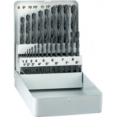 Набор из 25 сверл HSS для шлифованного металла, Alpen KM-25 [0000101321100]