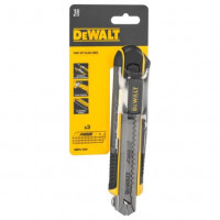 Нож DeWalt 18 мм с отламывающимся выдвижным лезвием [DWHT0-10249] + 3 запасные лезвия