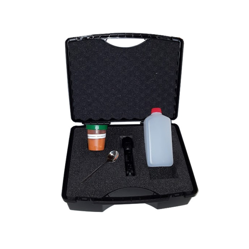 Комплект Dölco AWU1 – для виявлення витоків у гравітаційних системах | УФ-лампа + барвник