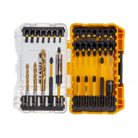 Набор из 32 предметов ударных бит 1/4 IMPACT TORSION EXTREME + сверла, МАЛЫЙ КРЕДНЫЙ КЕЙС+, DeWALT [DT70741T-QZ]