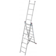 Багатофункціональна драбина 3-елементна CORDA 3x7 сходинок Krause [030375]