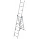 Багатофункціональна драбина 3-елементна CORDA 3x7 сходинок Krause [030375]