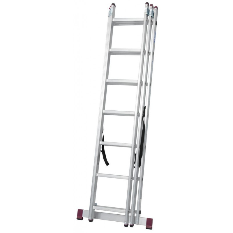 Багатофункціональна драбина 3-елементна CORDA 3x7 сходинок Krause [030375]