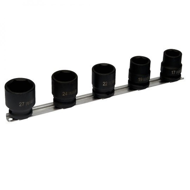 Набір з 5 шестигранних ударних головок 1/2 M17-M27 Irimo [167-91-2]
