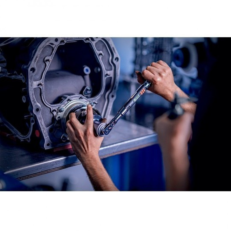 Електронний динамометричний ключ з вимірюванням крутного моменту та кута, пам'яттю та USB-з'єднанням, 1/4, 1,5-30 Нм, Bahco [TAWM1430M] версія s