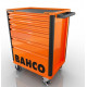 Візок для інструментів Bahco з 6 шухлядами помаранчевого кольору [1472K6] RAL2009