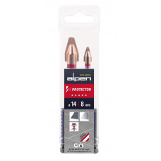 Набір із 2 свердел для дуже твердої керамічної плитки, порцеляни та скла 8 мм, 14 мм C PROTECTOR ALPEN [0000303002100]