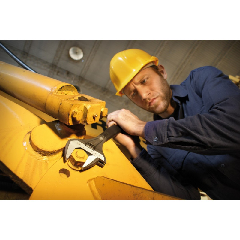 Шведський розвідний ключ 270 мм з широким розтином губок 46 мм Ergo Bahco [9033]