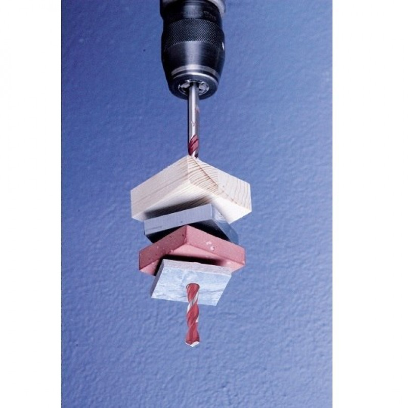 Комплект: 3 різаки по металу + 3 універсальні свердла Profi MultiCut PM-3, Alpen [0776000013100]