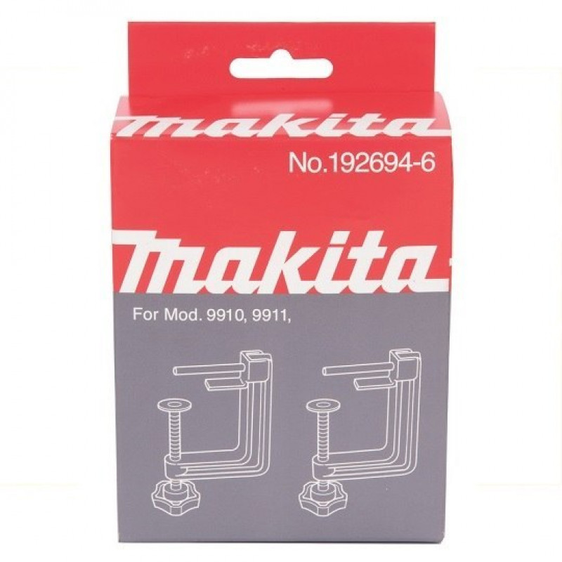 Комплект затискачів для стрічкових шліфувальних машин 9910, 9911, BS001G, Makita [192694-6]
