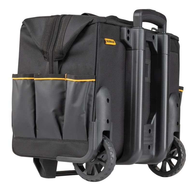 Сумка DeWalt Soft Storage на 18 инструментах на колесах с 27 карманами [DWST60107-1] с телескопической ручкой