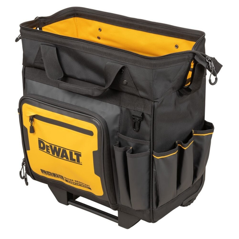 Сумка DeWalt Soft Storage на 18 инструментах на колесах с 27 карманами [DWST60107-1] с телескопической ручкой