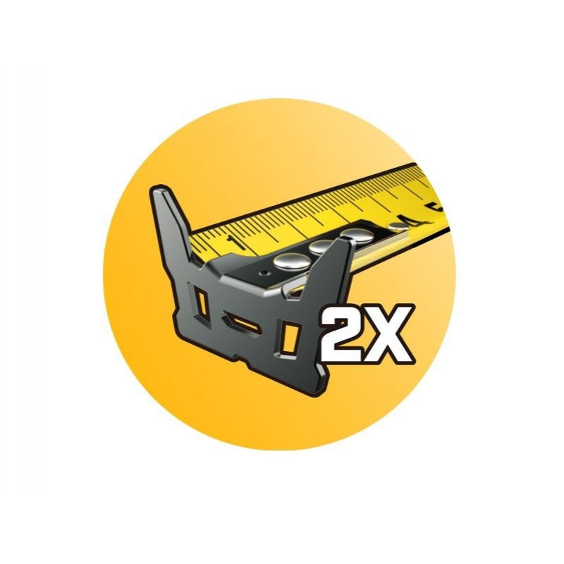 Рулетка Komelon 8 м [PCT85] з двосторонньою шкалою