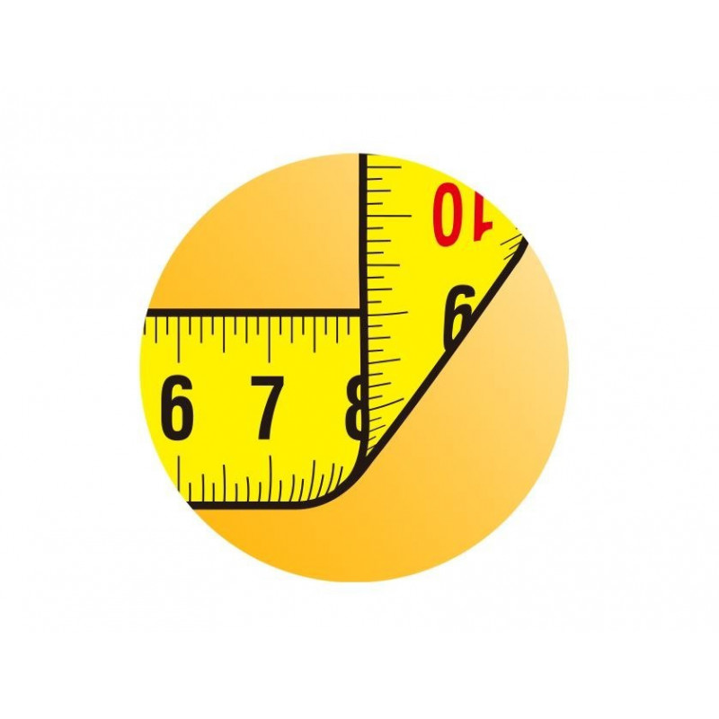 Рулетка Komelon 8 м [PCT85] з двосторонньою шкалою