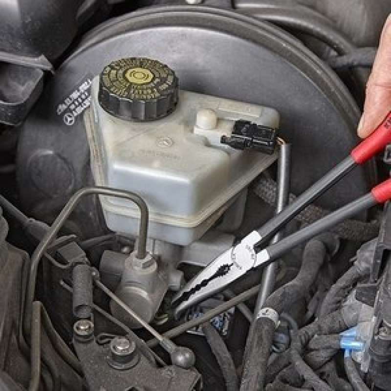 Плоскогубці напівкруглі, 280 мм, пластикова ручка, Knipex [28 71 280]