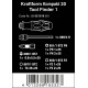 Ручна викрутка з магазином, ручка 1/4, Kraftform Kompakt 20, біти Wera [05051016001]: плоскі, PH, PZ та Torx