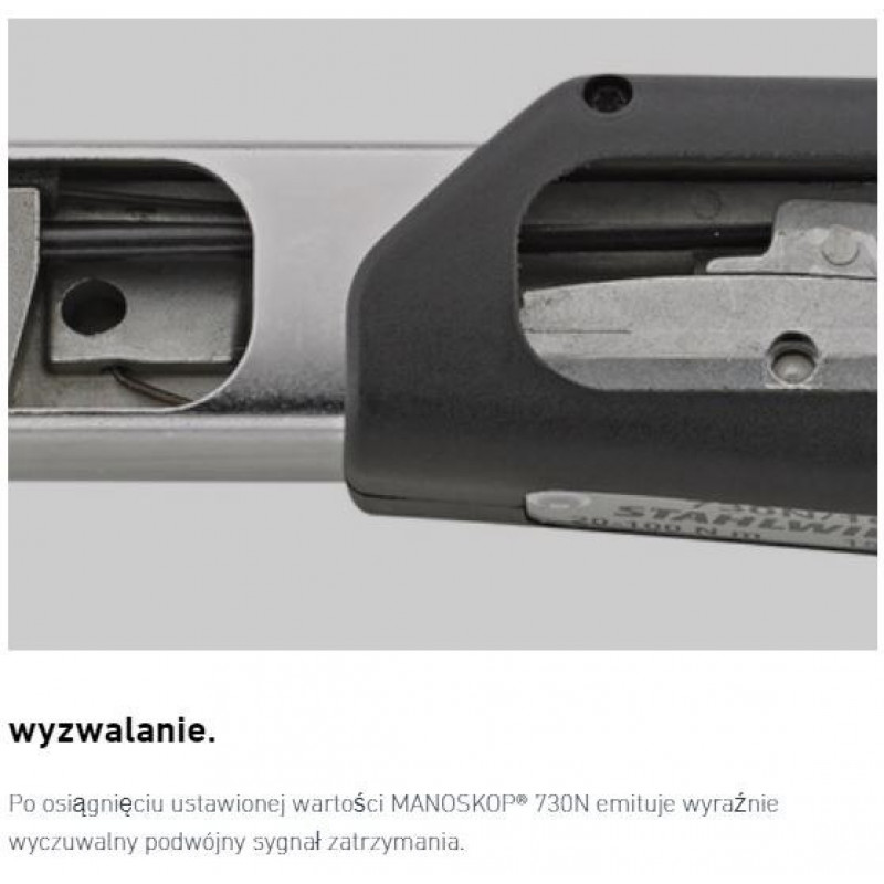 Механический динамометрический ключ 40-200 Нм для бит 14x18 мм + трещотка для квадратного привода 1/2 STAHLWILLE [PR-50181020] Мужской