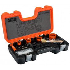 Набір біметалевих коронок Bahco з 9 предметів для дерева та металу [3834-SET-65-16/51]