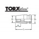Ударна головка для квадрата 3/4, внутрішнє кріплення TORXplus 32EPL, Koken [16425 32EPL]