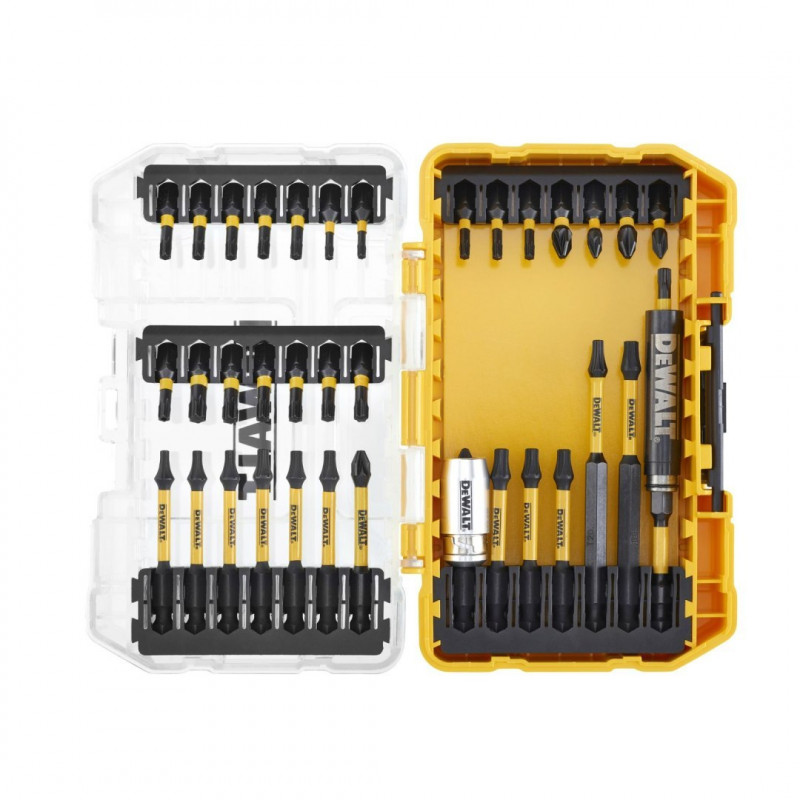 Набор из 37 шт. ударных бит 1/4 IMPACT TORSION EXTREME, DeWALT [DT70732T-QZ]