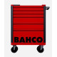 Тележка для инструментов Bahco с 6 ящиками красного цвета [1472K6RED] RAL3001