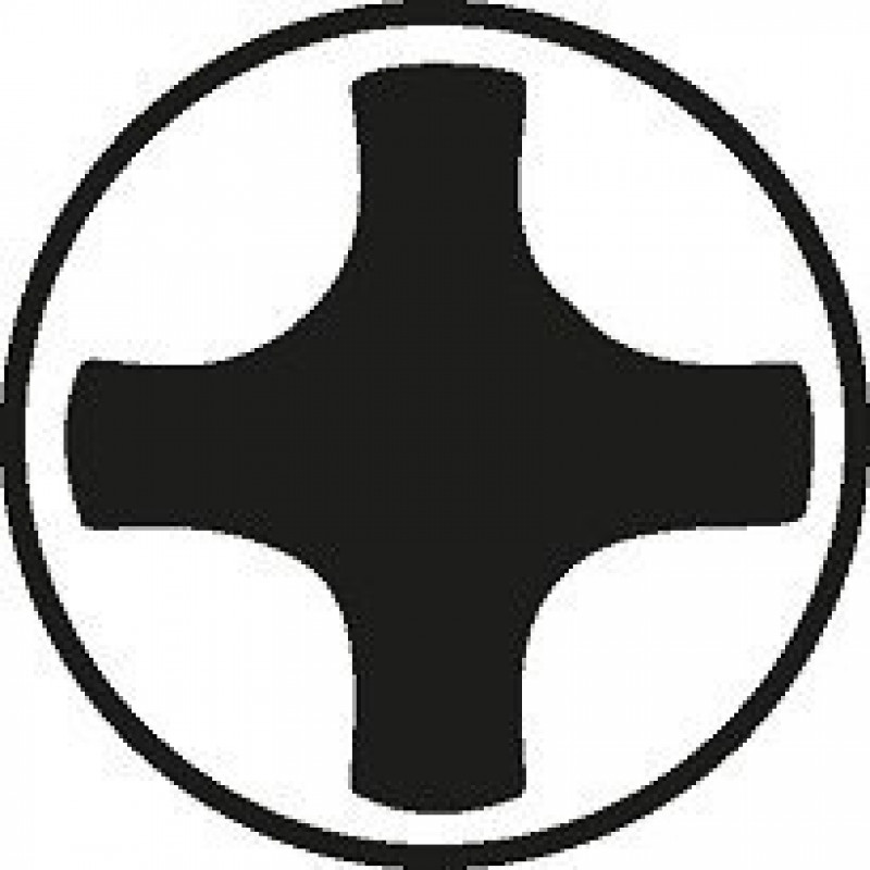 Крестовая отвертка ERGO Bahco PH-4 с шестигранным приводом [BE-8640]