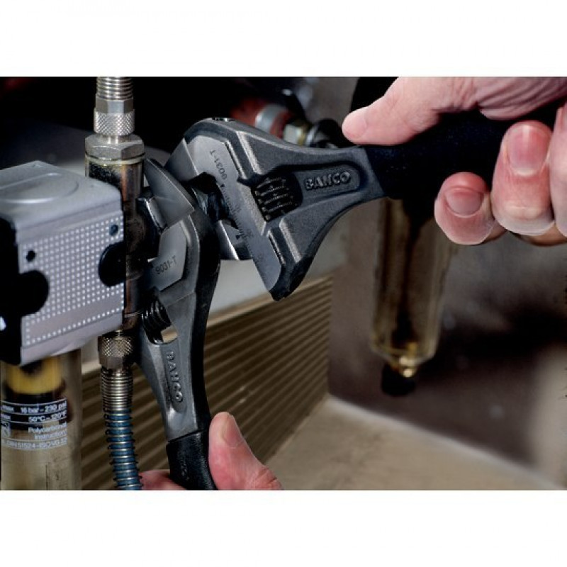 Разводной ключ Bahco Ergo с широким отверстием 170 мм, тонкие губки, 32 мм [9029-T]