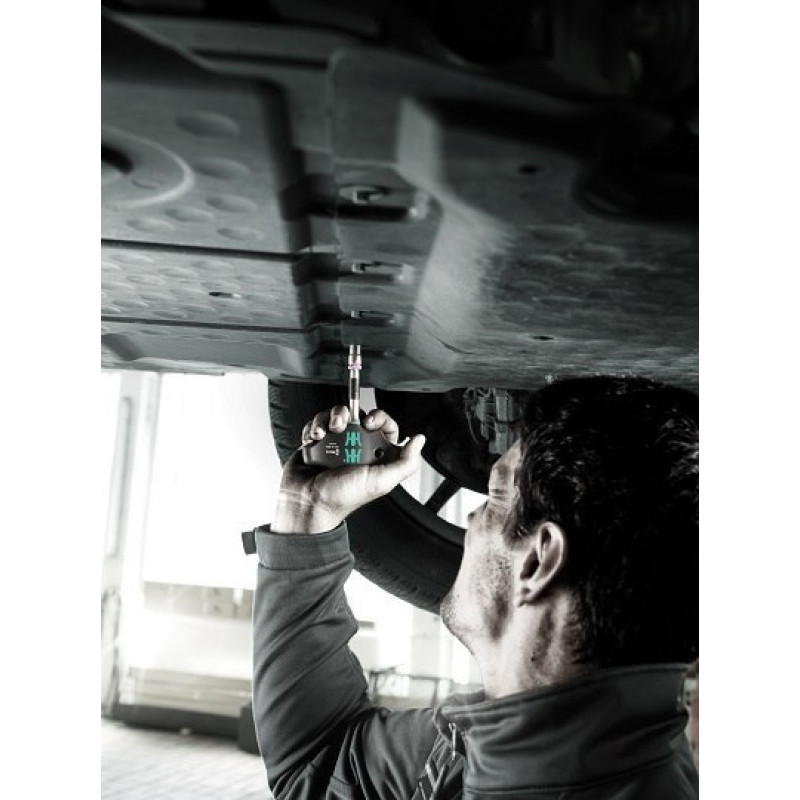 Т-подібна ручка для торцевих ключів 1/4 з функцією тріскачки, 411 A RA, WERA [05023460001]