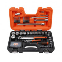 Набір із 79 торцевих ключів та біт 1/4 + 1/2, BAHCO [SL79]