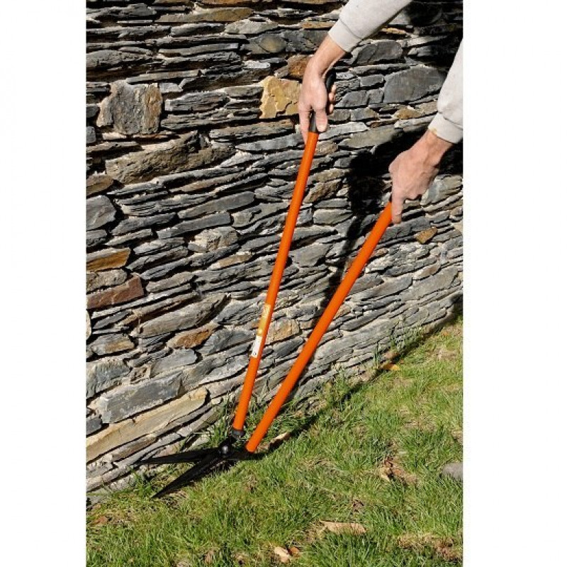 Ножницы для травы Bahco с длинной ручкой [P74]