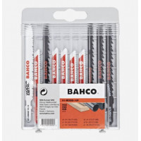 Набор из 10 полотен для лобзика для резки металла, дерева и пластика, BAHCO [91-MIXED-10P]