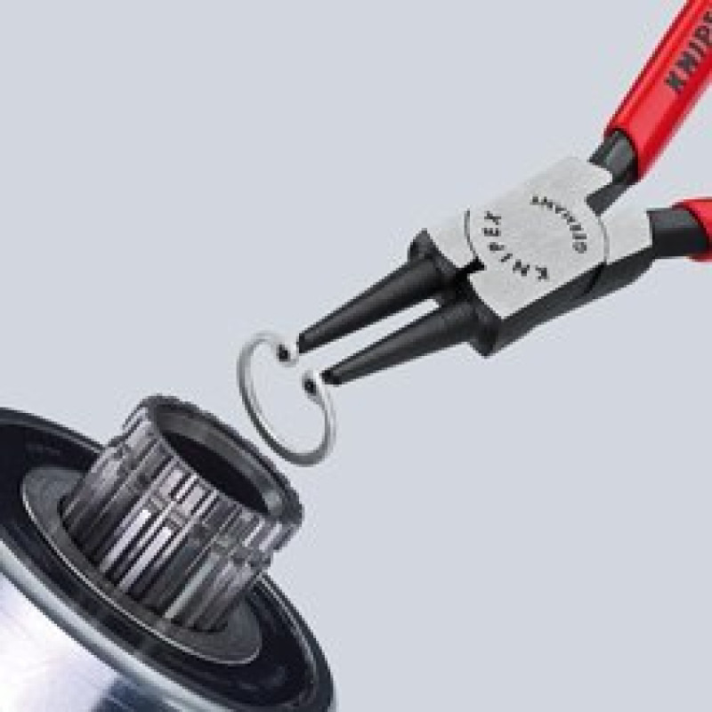 Плоскогубці для внутрішніх стопорних кілець, прямі, діапазон 85-140 мм, KNIPEX [48 11 J4]