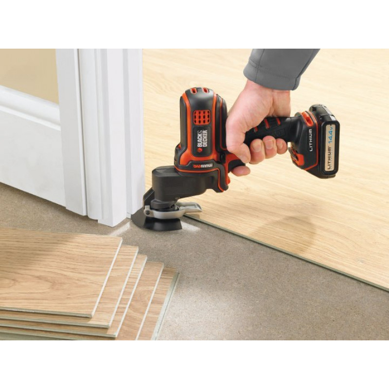 Осцилююча багатофункціональна головка системи MULTIEVO + аксесуари Black+Decker [MTOS4-XJ]