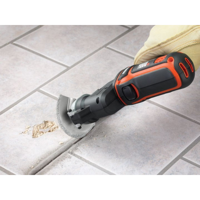 Осцилююча багатофункціональна головка системи MULTIEVO + аксесуари Black+Decker [MTOS4-XJ]