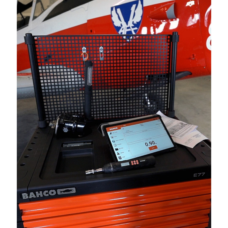 Електронна динамометрична викрутка з вимірюванням крутного моменту та кута, пам'яттю та Bluetooth-з'єднанням, 0,04-0,7 Нм, Bahco [TASMB14H007]