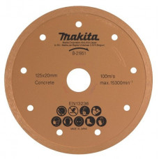 Алмазный диск для мокрой резки керамической плитки, бетона, кирпича, 125 мм, Makita [B-21951]