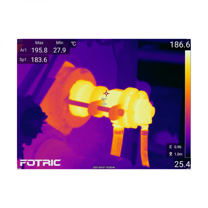 Fotric 322F-L49 – тепловізор 160×120 | екран 3,5 дюйма | об'єктив 46,5° | WiFi + Bluetooth