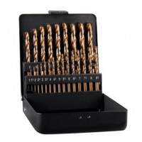 Набір із 25 кобальтових свердел для металу та нержавіючої сталі HSS-COBALT KM 25 Alpen [0065600025100] зі шліфованим 3-секційним корпусом