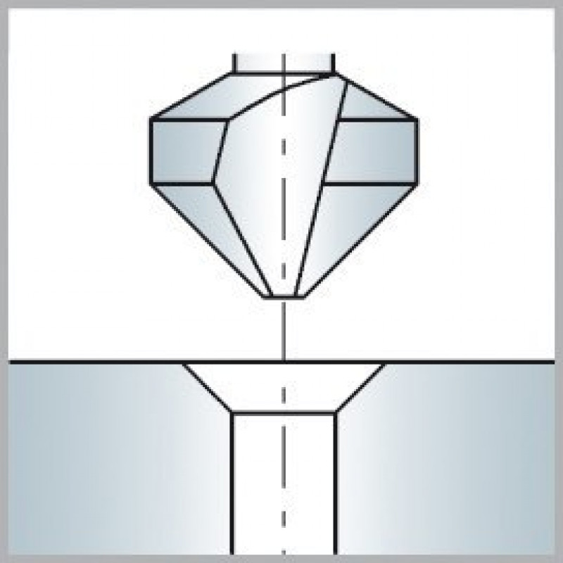 Набір із 3 зенкерів HSS 90