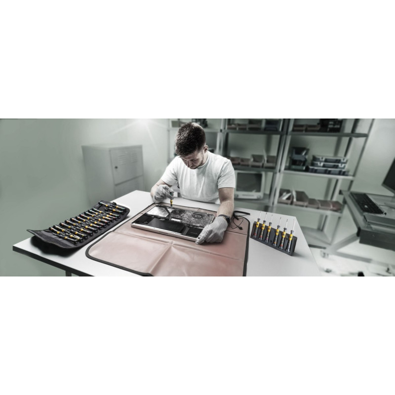 Набор из 25 прецизионных отверток для электроники Kraftform Micro ESD Big Pack 1, Wera [05134019001]