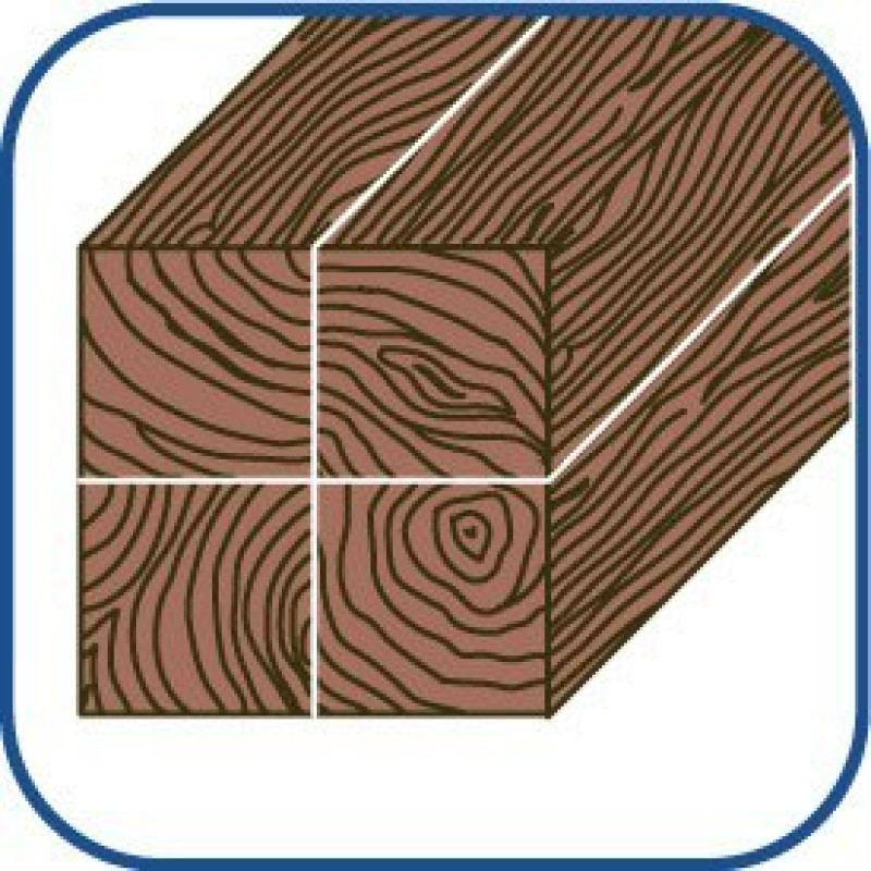 Набір з 5 плоских свердел по дереву 16, 18, 20, 22, 24/152 мм, 1/4 Alpen [0023700015100]