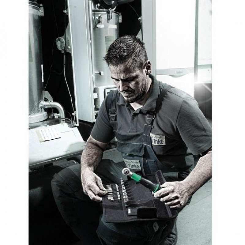 Набір інструментів із динамометричним ключем 2-12 Нм, бітами та головками 1/4, Safe-Torque A 2 Set1, 2go Wera [050758