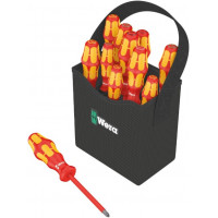 Набор из 11 изолированных отверток для работы под напряжением Kraftform 2go 100 WERA [05004310001]