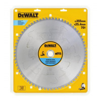Дискове пильне полотно для різання нержавіючої сталі 355/25,4/2,15 мм, 70 зубців, DeWalt [DT1921-QZ]