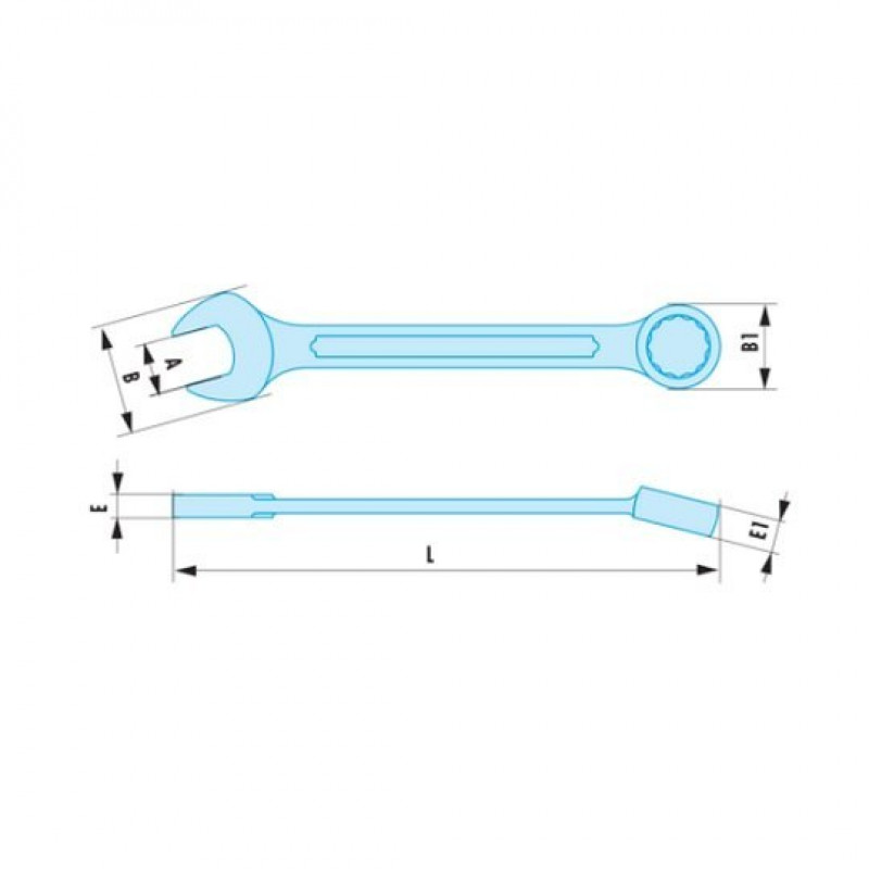 Неіскровий ріжковий ключ M60, Facom [440.60SR]