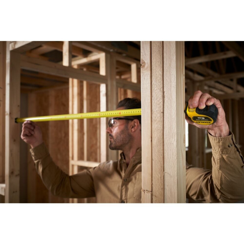 Рулетка измерительная Stanley 8 м стальная [STHT37232-0] с функцией управления и блокировкой