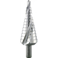 Ступенчатое сверло из кобальта для металла, нержавеющей стали и пластика 4,0 - 20,0 мм, HSS-Co Alpen [0072600620100]