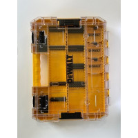 Большой крепкий кейс DeWALT+ [DT70804-QZ] с 3 небольшими коробками для хранения, 8 держателями для бит и 6 отделениями